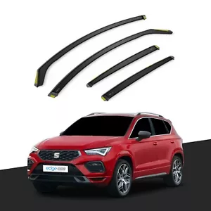 SEAT ATECA 2016-onwards 5 Door SUV Wind Deflectors 4pc Tinted - Picture 1 of 10