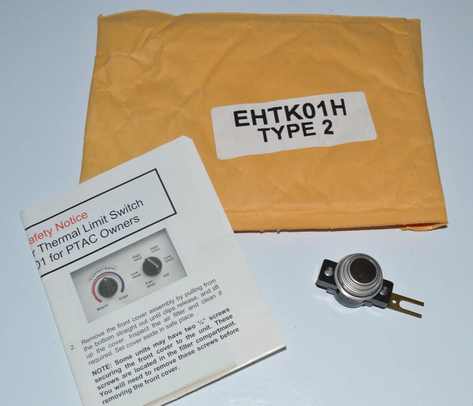 Amana PTAC Replacement of Upper Thermal Limit Switch T-O-D 75TF014 L115F L22 NEW - Image 1 of 3