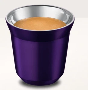 1x TAZA Nespresso Pixie Arpegio Acero Inoxidable NUEVA EN CAJA - Imagen 1 de 10