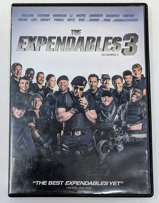 The Expendables 3 DVD (2014) - Region 1 - FR/EN - VG+ (Tested) - Image 1 of 4