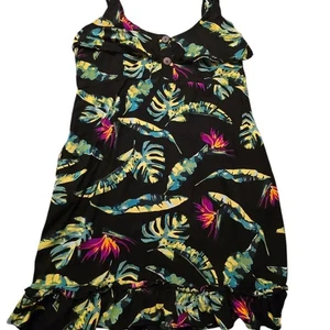 Rainforest Cafe tropisches Minikleid neu ohne Etikett Large - Bild 1 von 11