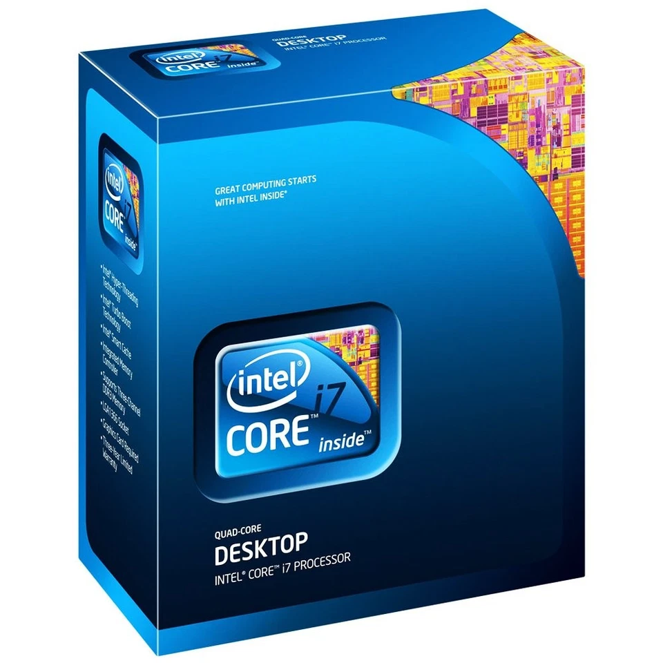 Procesador Intel Core i7-870 2,93 GHz 8 MB caché Socket LGA1156 Foto 1 de 1