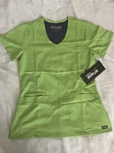 Grey’s Anatomy Women’s Scrub Top Size Small Kiwi - Picture 1 of 5