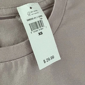 Body t-shirt manica corta elasticizzato rosa morbido GAP nuovo con etichette taglia XS snap prezzo al pubblico $29,99 - Foto 1 di 13