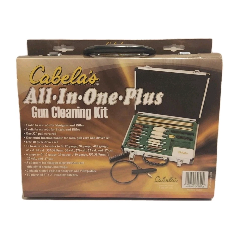 Cabela's All-In-One-Plus Gun Cleaning Kit in Metal Case - Image 1 of 4