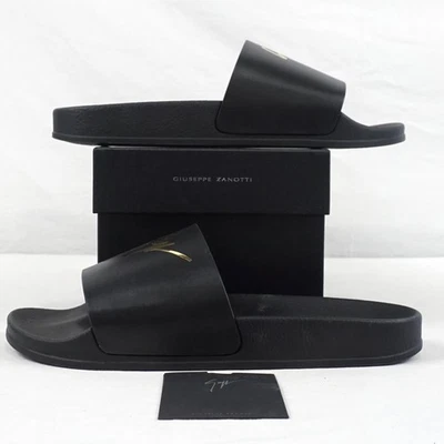 Sandalias Giuseppe Zanotti Newburel Slide en negro para mujer talla 12 para hombre talla 9 Foto 1 de 4
