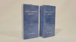 Two Dolce & Gabbana Light Blue Eau Intense 1.6 fl oz / 50 ml Sealed - Picture 1 of 3