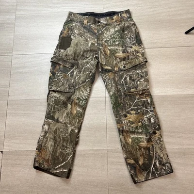 Realtree Camo Cargo Pants 360 Degree Performance All Day Flex Comfort Fit 34x30 - Image 1 of 4