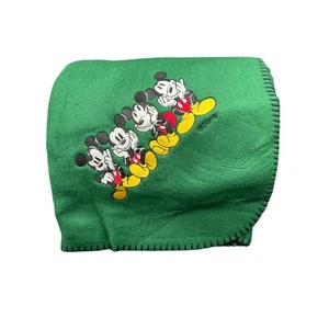 Disney Mickey Mouse Fleece Überwurf Decke Krone Basteln Arktis Plüsch bestickt - Bild 1 von 7