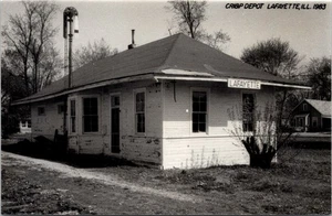 Rock Island Railroad Train Station Depot Lafayette, IL Illinois Postcard - Picture 1 of 2