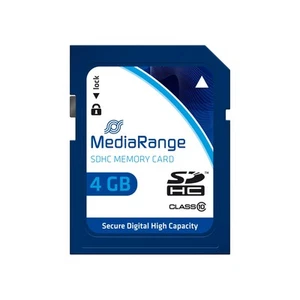 Karta pamięci MediaRange SDHC 4GB - klasa szybkości 10, prędkość odczytu - Zdjęcie 1 z 5