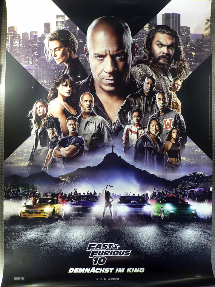 Fast + Furious 10 - Teaser - Vin Diesel - Filmposter A1 84x60cm gerollt - Bild 1 von 1
