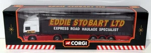 Corgi 1/64 Scale Diecast 59502 - ERF Curtainsider Trailer - Eddie Stobart Ltd - Picture 1 of 2