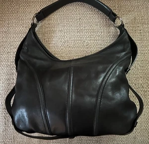 YVES SAINT LAURENT schwarze Leder Vintage Lammleder Tasche Handtasche - sehr guter Zustand - Bild 1 von 10