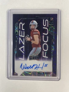 Will Howard RC Auto #D /8. Buckeyes/ Pitt Steelers. ‘24 Blattmetall Sammlerstück - Bild 1 von 4