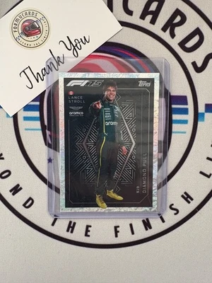 2025 Topps Turbo Attax F1 Lance Stroll DIAMOND PULL #319 💎 - Image 1 of 2