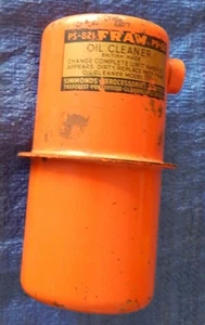 Rare Fram Oil Cleaner Canister Pre WWII to 1950, MG TB TC Used - Picture 1 of 7