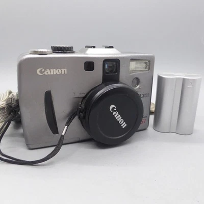 Canon PowerShot G1 3.3MP Flip Screen Digital Camera Silver Tested - Image 1 of 4