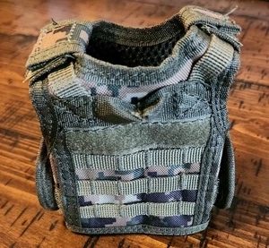 Tactical Vest Beverage Cooler by Molle Adjustable Shoulder Straps Mini Holder - Picture 1 of 3