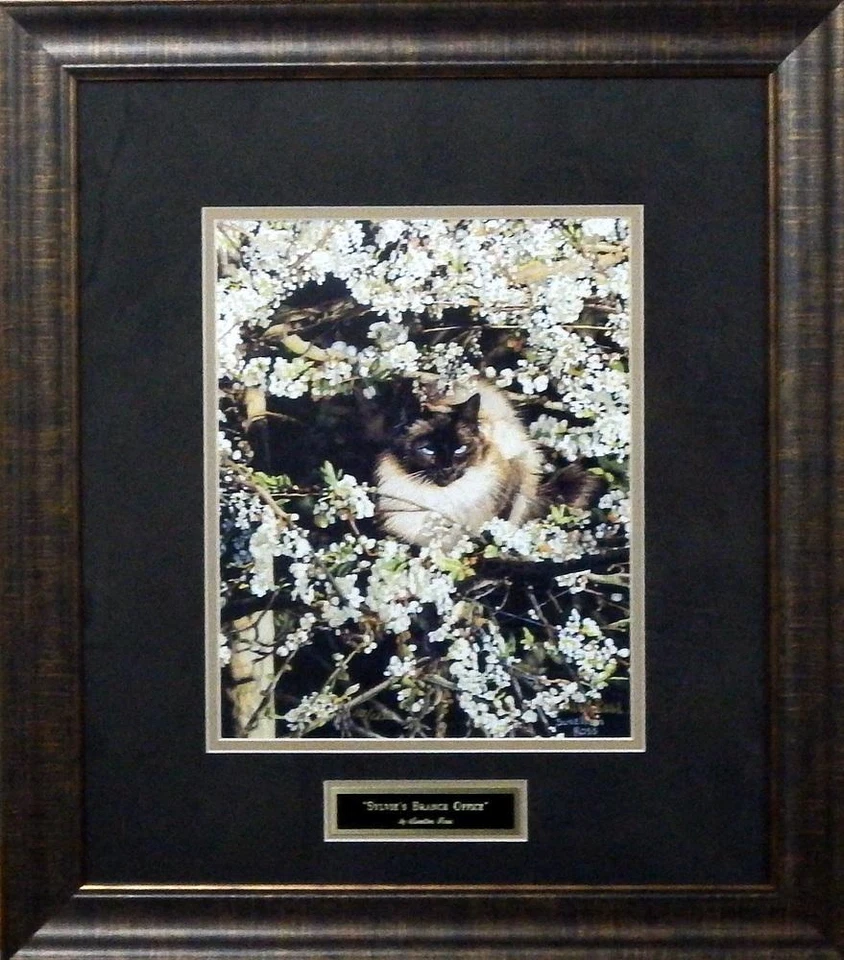 Sueellen Ross Sylvies Branch office-Framed and Signed 18"W x 20.5" - Image 1 of 1