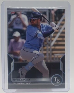 2022 Topps Now Road To Opening Day KEVIN KIERMAIER Tampa Bay Rays BLACK SP 44/99 - Picture 1 of 2