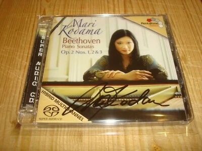 Signed Signiert MARI KODAMA Beethoven Piano Sonatas 1-3 PENTATONE SACD NEW NEU - Bild 1 von 2