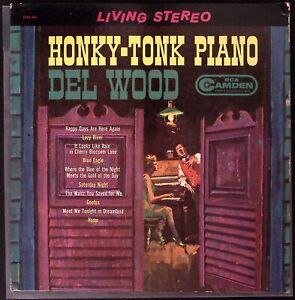 DEL WOOD HONKY TONK KLAVIER RCA CAMDEN RECORDS VINYL LP 120-82W
