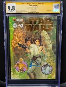 Star Wars #0 CGC 9.8 SS Howard Chaykin Firmado Lámina de Oro Variante 1999 Caballo Oscuro - Imagen 1 de 2
