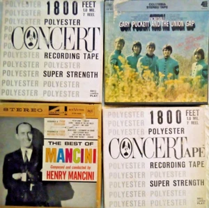 18 Vintage Used Reel to Reel Tapes w Music Beatles Hendrix Sinatra Cream FREE SH - Picture 1 of 8