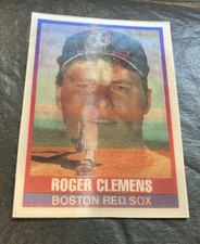 ROGER CLEMENS RARE 1989 SPORTFLICS BOSTON RED SOX CARD #21