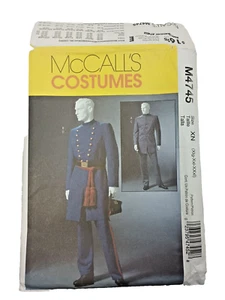 McCall's M4745 Men's Civil War Adult Costume Sewing Pattern  Size XL-XXXL New - Picture 1 of 6