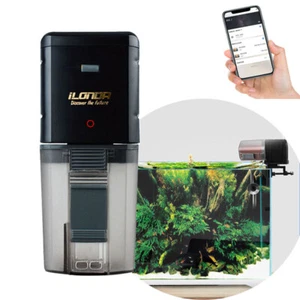 WiFi Auto Fish Feeder Aquarium Tank Food Dispenser Timer Voice Control U4M3 - Picture 1 of 22