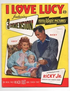 I LOVE LUCY MAGAZINE 3 DIMENSION FOTO MAGIC 1953 WITH CORRECT GLASSES - Picture 1 of 2