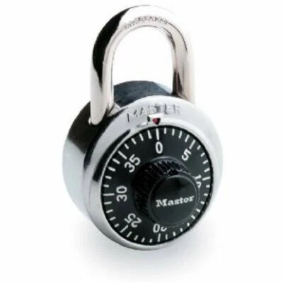Master Lock 1500D Black Combination Padlocks - Image 1 of 3
