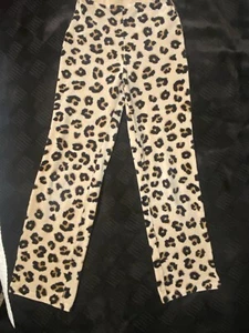 H&M Leopard Pants Girls Size 9/10 - Picture 1 of 3