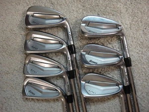 PING i210 irons set 4-PW ZZ-65 Cushin STEEL STIFF +1/2" Blue Dot - Picture 1 of 8