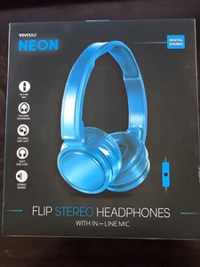 kopfhörer neon blau - Bild 1 von 4