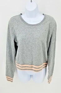 Victoria's Secret Angel Cropped Knit Ribbed Hem Sweatshirt Pullover NWOT Size M - Picture 1 of 10