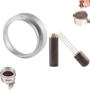 Barista Zubehör Set: 2 Siebträger, WDT Tool & 51mm Dosierring für Kaffee - Bild 1 von 7