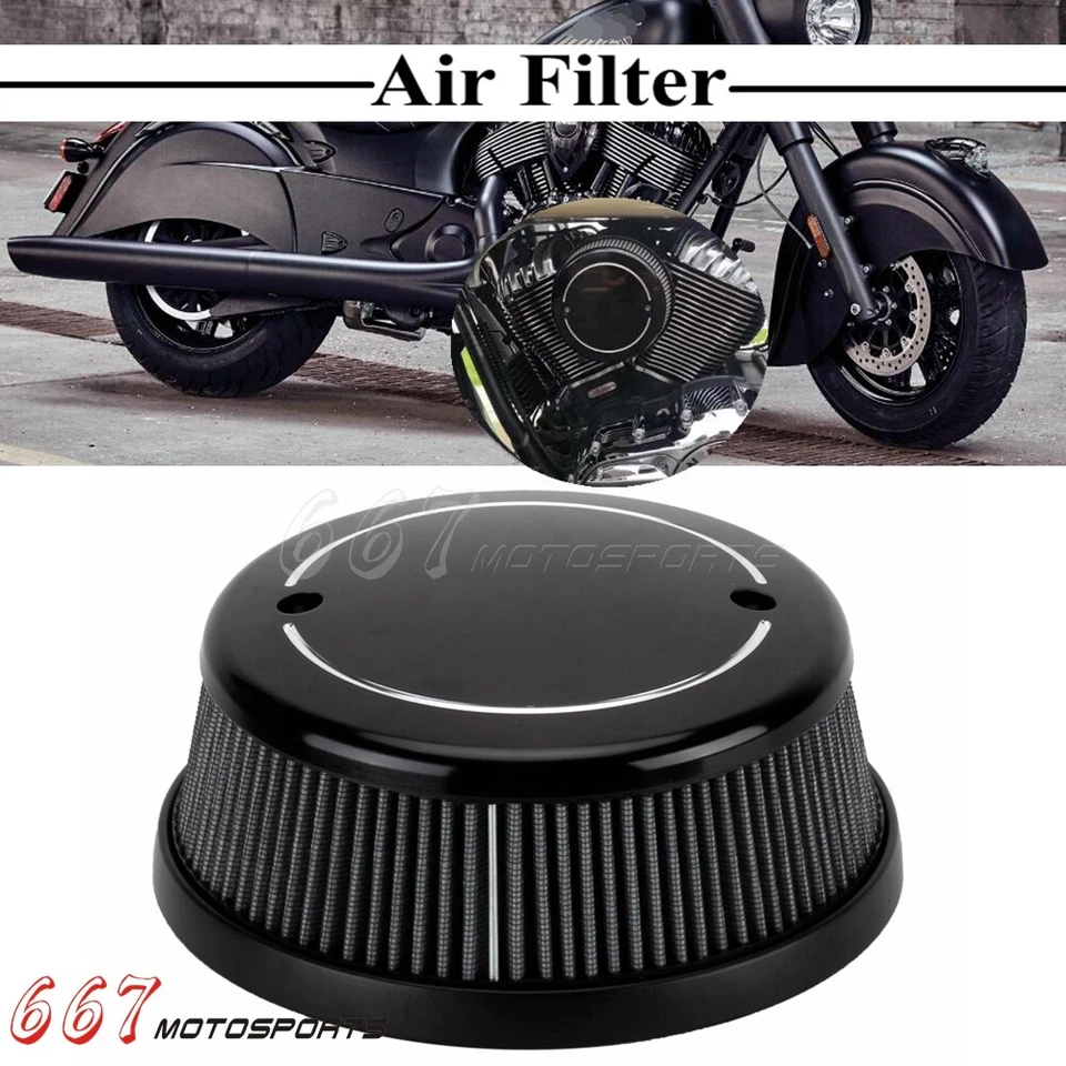 High flow Air Cleaner Air Intake Filter Kit For Indian Chief Chieftain 2014-2023 — 第 1/4 张图片
