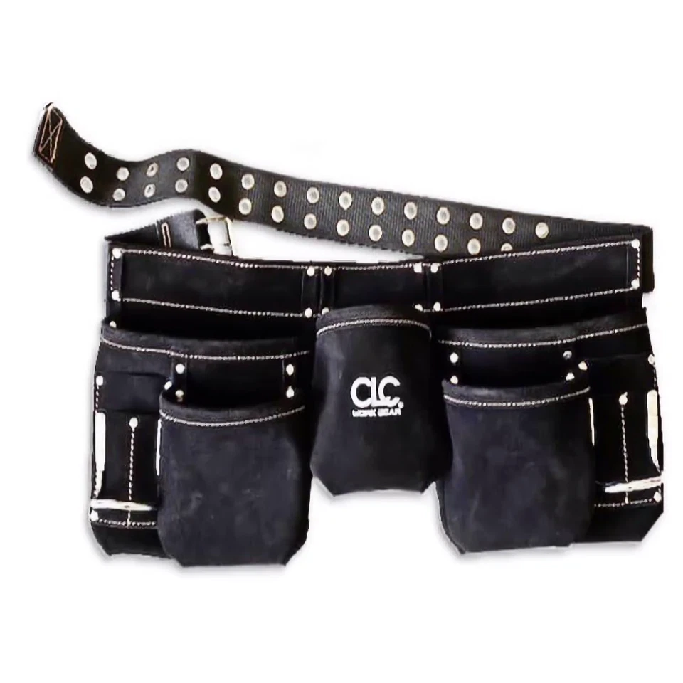 CLC 661X 11 pocket Suede Leather Apron Pouch Black 29 in. to 46 in. - Image 1 of 1