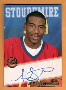 Press Pass Amare Stoudemire 2002 autógrafo de novato, ¡casi como nuevo! - Imagen 1 de 2