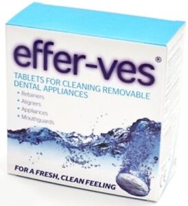 Effer-Ves 32 Cleaning Tablets - Cleaner for Retainers Removable Aligner Braces