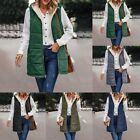 Women's Hooded Winter Coat Quilted Zip Up Padded Jacket Long Parka Style