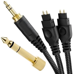 Audiokabel Draht Für Sennheiser HD580, HD600, HD650 Kopfhörer - Picture 1 of 5