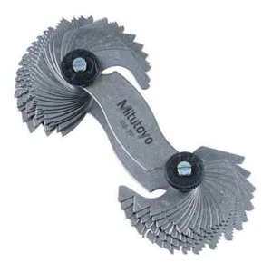 Mitutoyo 188-151 Metric-Unified Screw Pitch Gage .4-7mm/4 - 42TPI 51 Leaves - Picture 1 of 1