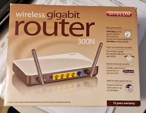 Router Gigabit Wireless SITECOM 300N - Foto 1 di 4