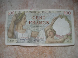FRANCE BILLET DE 100 FRANCS SULLY 5 10 1939 (C751) - Foto 1 di 2