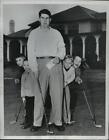 1954 Press Photo Sutt Alexander, Bob Neiman, Gary & Dave Bennett At Golf