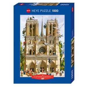 Vive Notre Dame Cartoon Classics 1000 Piece Jigsaw Puzzle Heye New - Picture 1 of 2